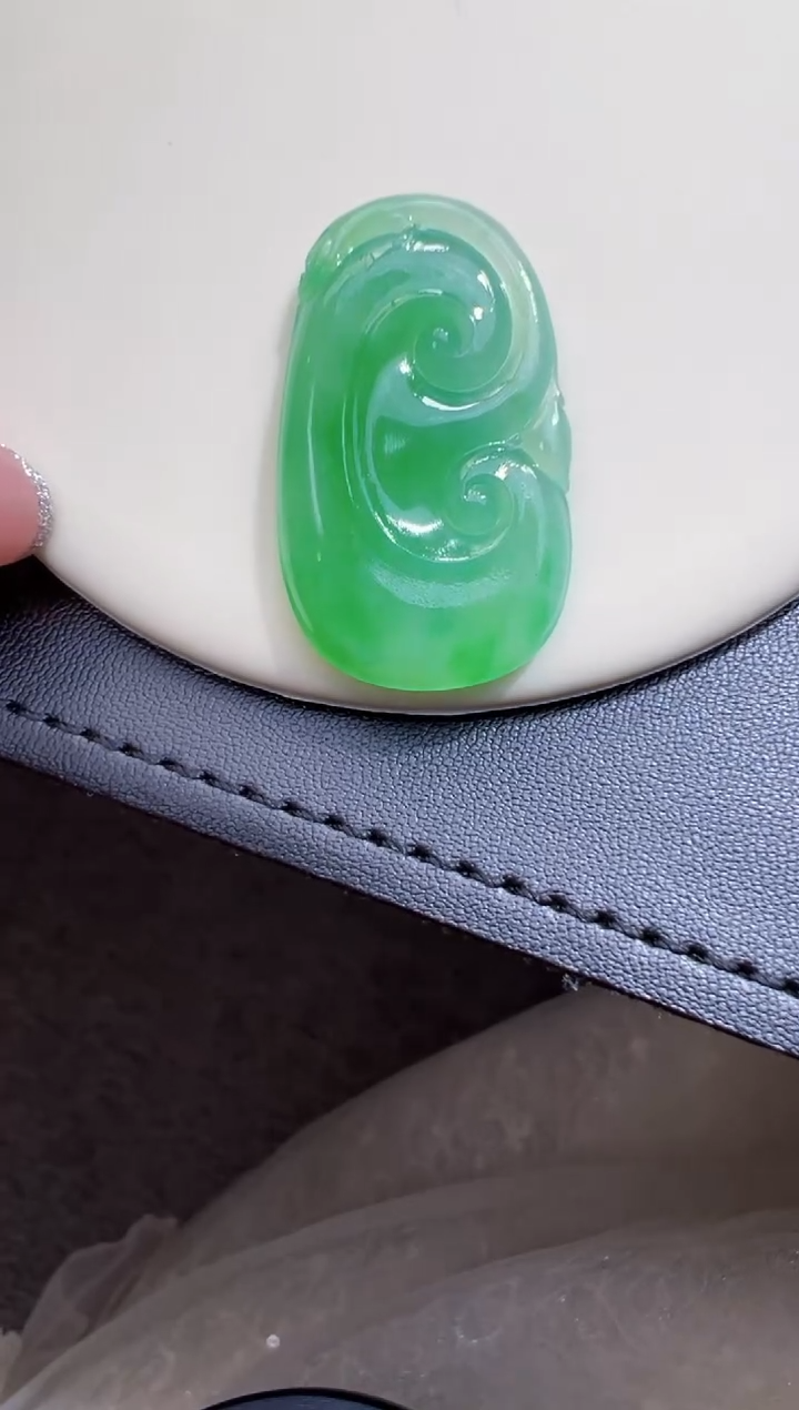 未镶嵌定制翡翠34.5*21*5.5如意