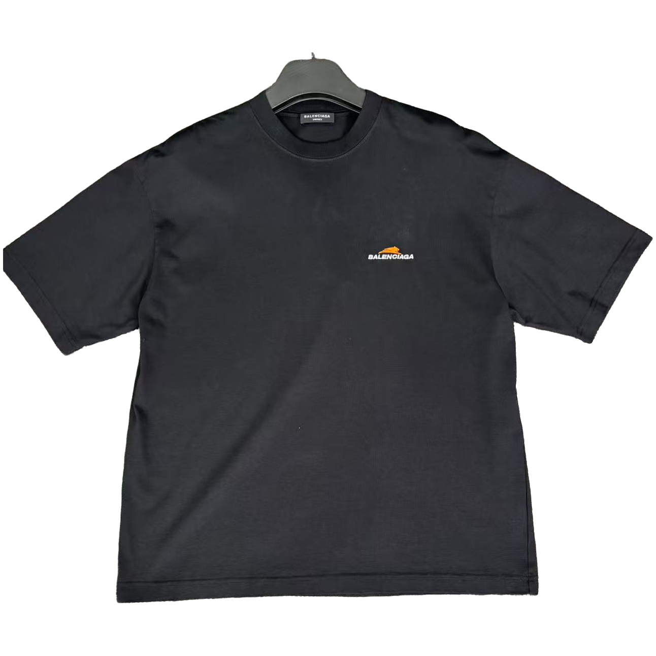 99新 Balenciaga/巴黎世家 巴黎世家猎豹刺绣短袖/M码/99新