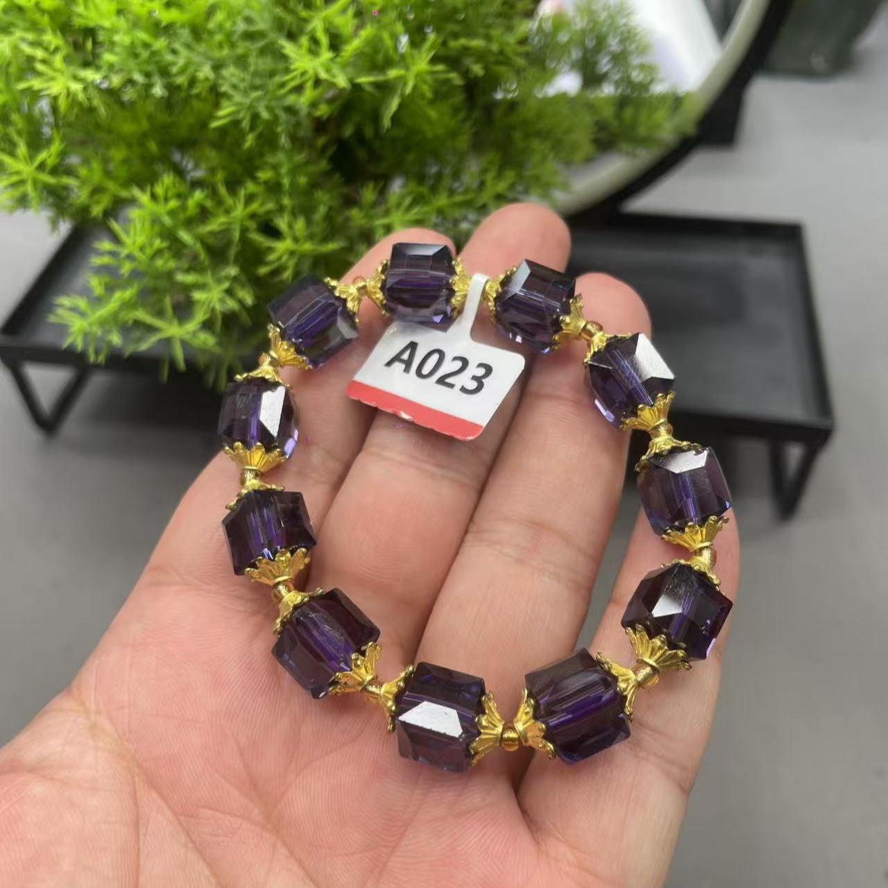A023紫水晶单圈手串