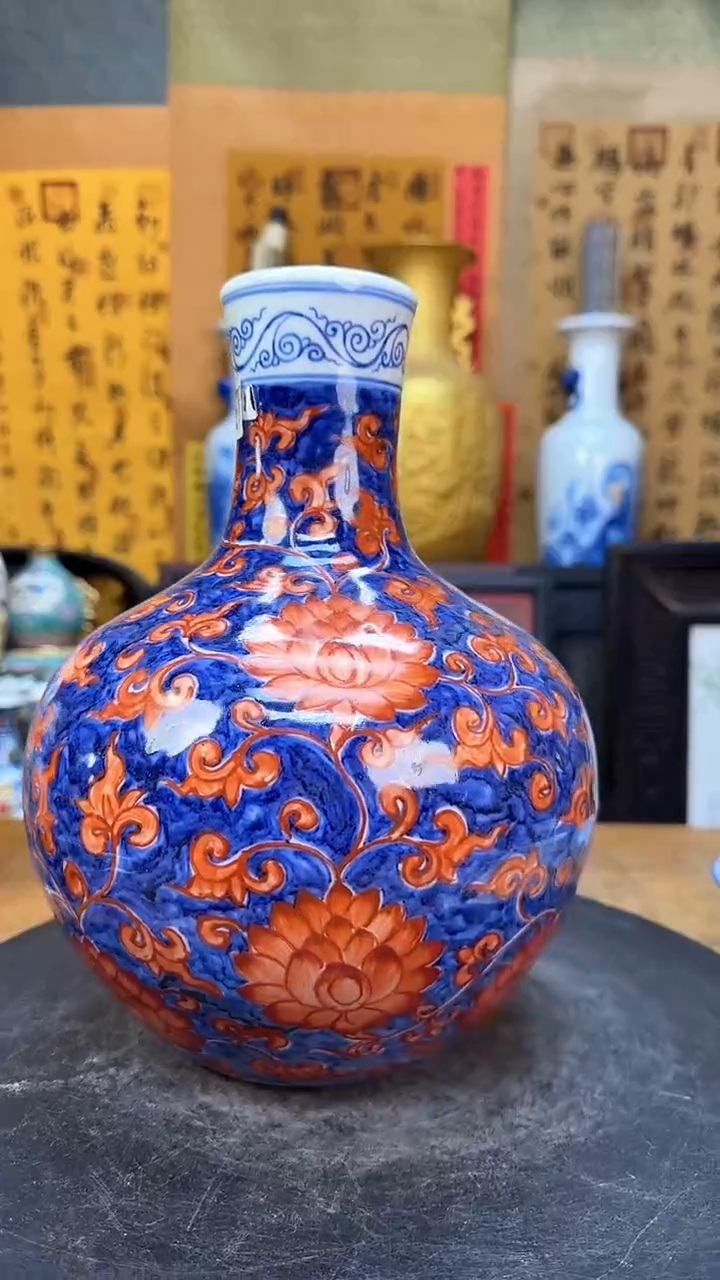 【闪购商品】瓶景德镇陶瓷客厅摆件