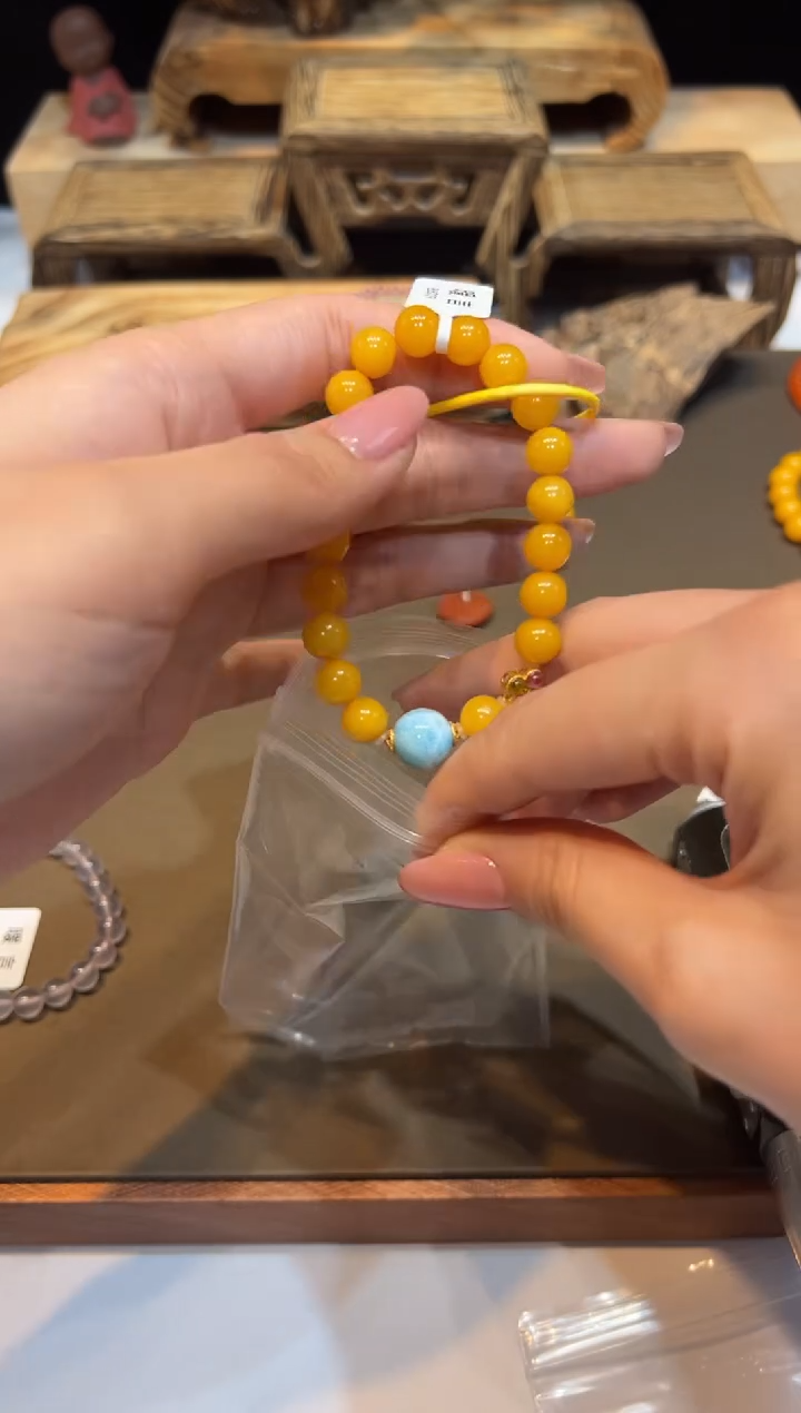 未镶嵌琥珀手饰手饰@@E6009