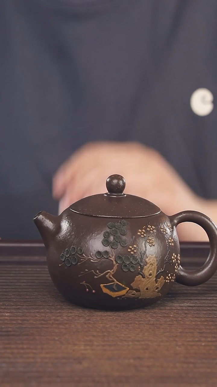 【闪购商品】紫砂茶壶220cc顾氏手工紫砂