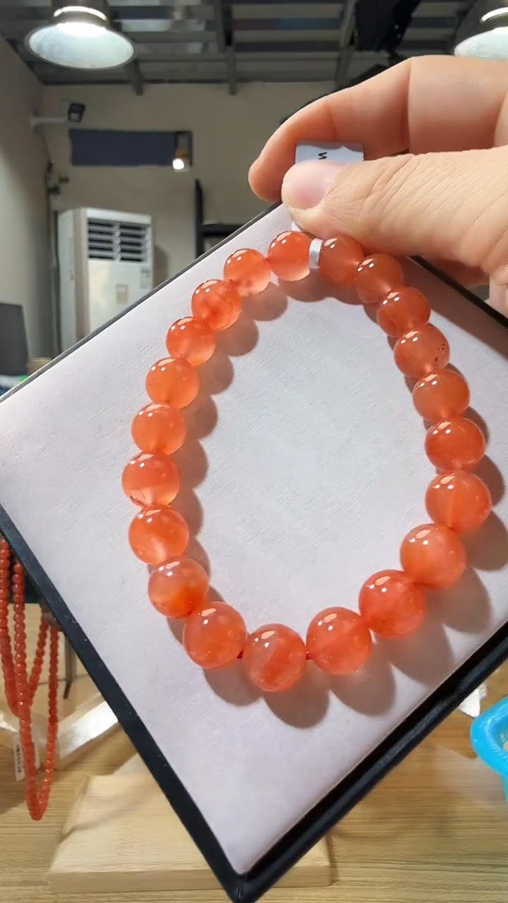 未镶嵌手链南红玛瑙优0338 约9mm