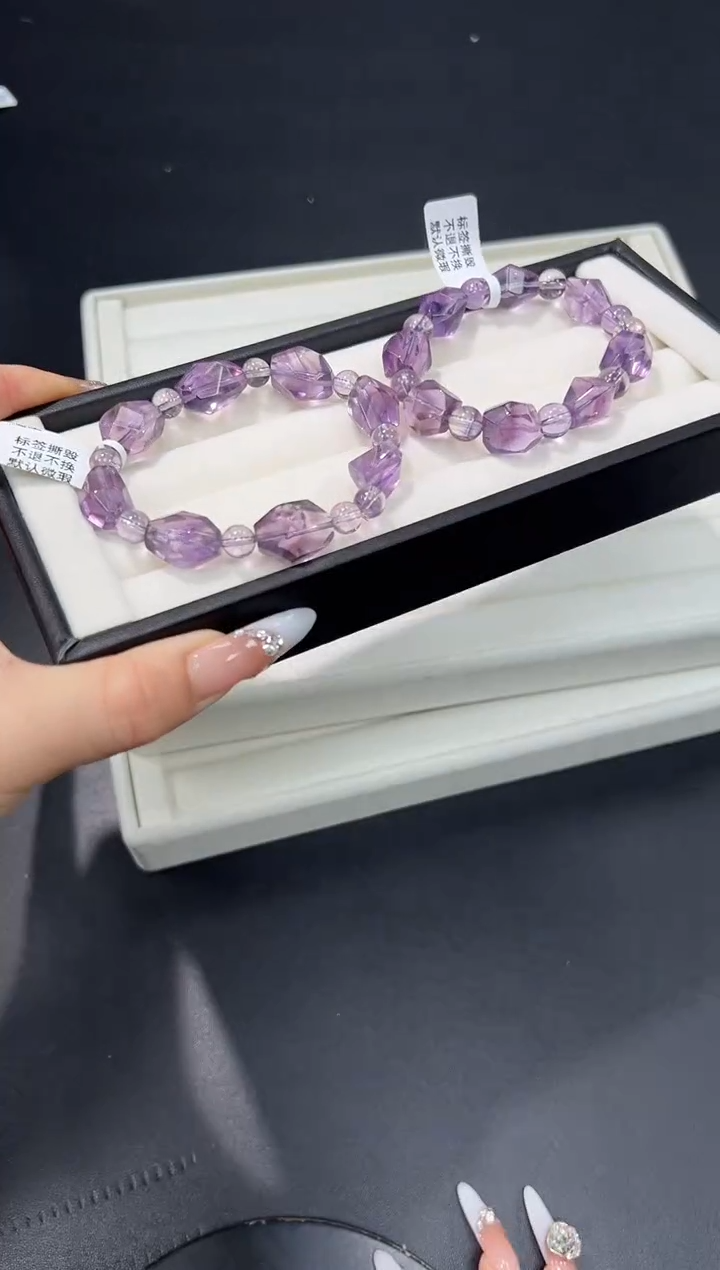 水晶手串未镶嵌68C多样性发其一【1条】默认微瑕