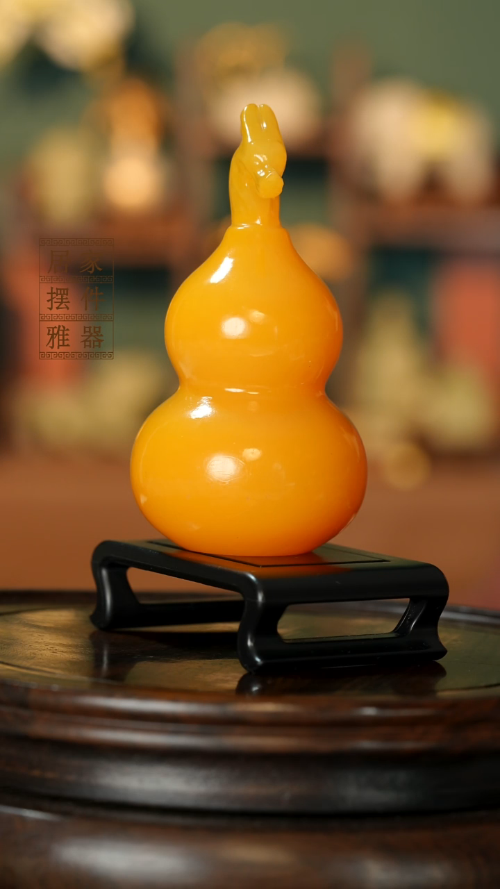 玉《龙头葫芦》摆件