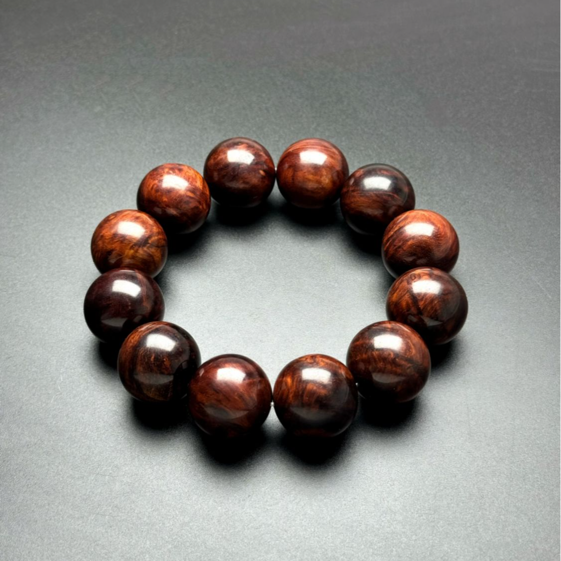 海南黄花梨瘤疤老料20mm手串/降香黄檀/天然野生老料/天然瘤疤