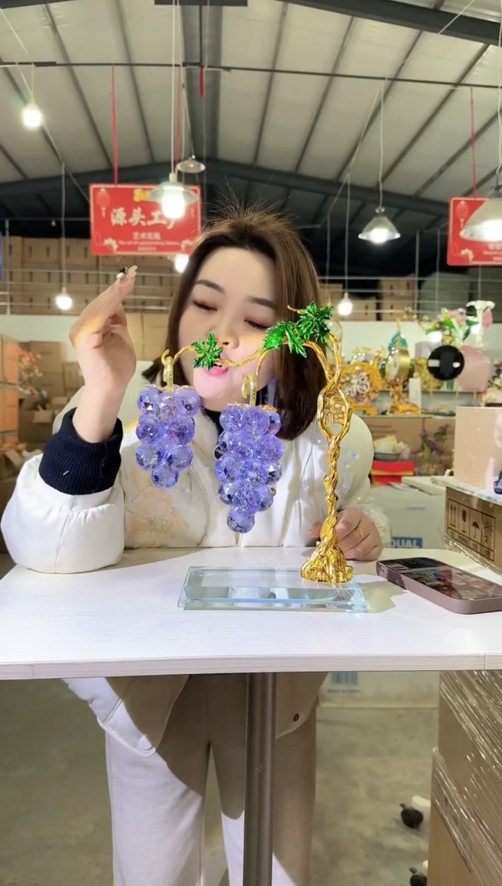 【闪购商品】玻璃于清花器C-早107