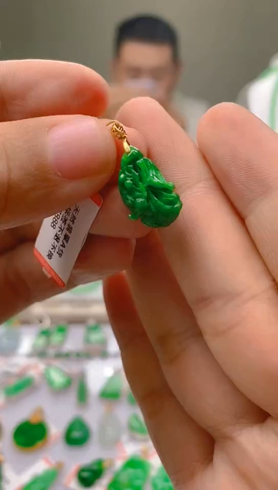 【闪购商品】翡翠颈饰18K金镶嵌 新号开播，全场乱卖