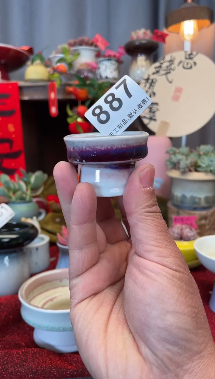 【闪购商品】摆件887知木小芳花盆