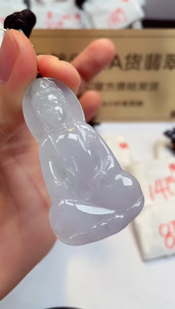 翡翠未镶嵌颈饰天然缅甸翡翠A货