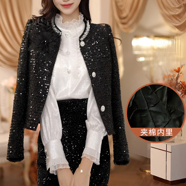 【米米定制】外套夹棉气质优雅时尚OHNAH11073