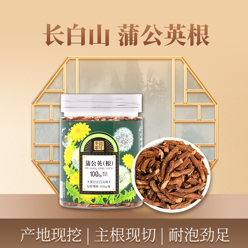 【千年珍】正宗长白山蒲公英根 源头正品蒲公英根易泡水福利款