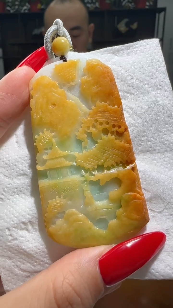 【闪购商品】翡翠颈饰未镶嵌天然翡翠A货吊坠