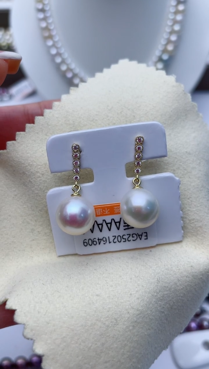 【闪购商品】淡水珍珠耳饰银S925镶嵌W54