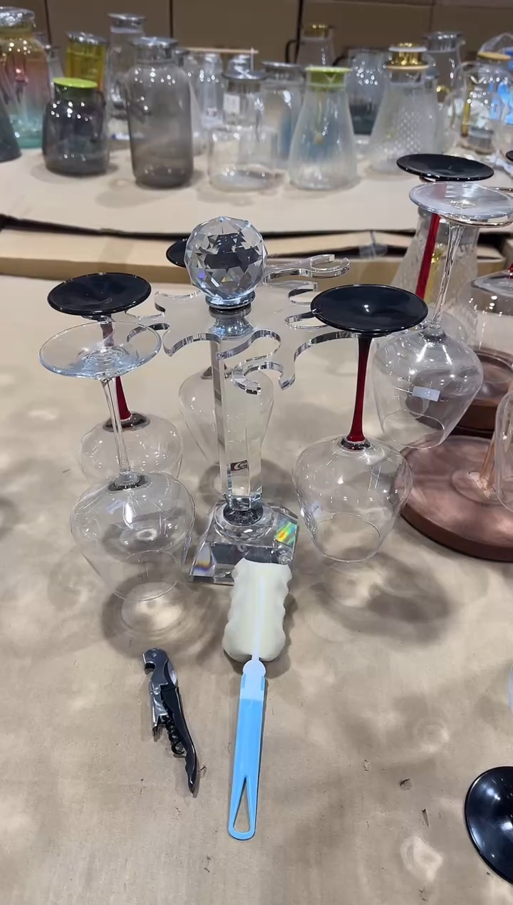 玻璃无盖款直播专属450ml透明+杯架