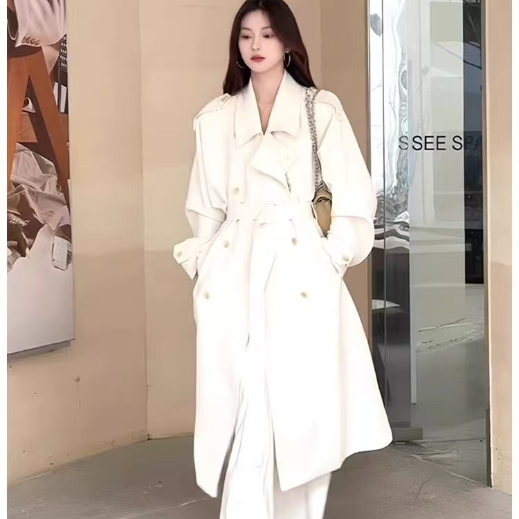 （非图片款直播间选款）春秋网红时尚中长款英伦风韩版显瘦经典风衣