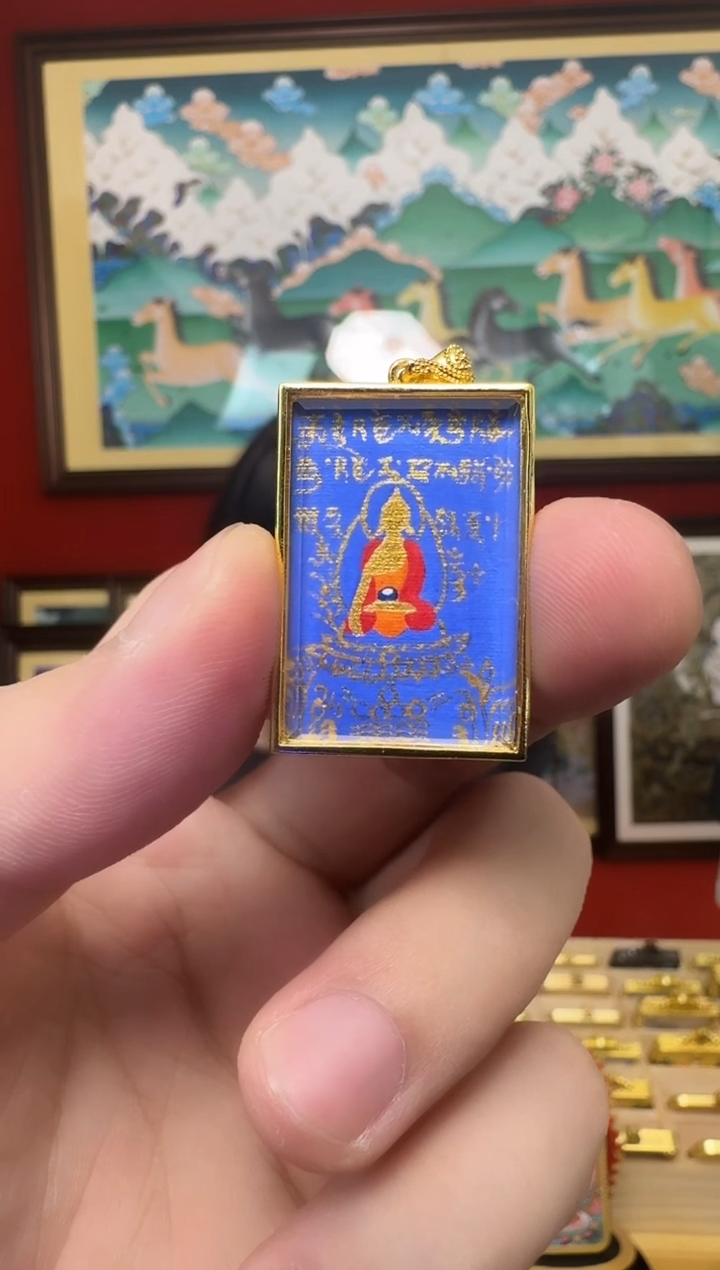 吊坠药老师-热贡纯手绘-刀刀
