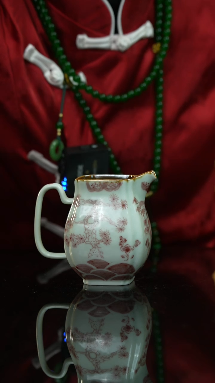 【闪购商品】内原矿釉里红松竹梅公道