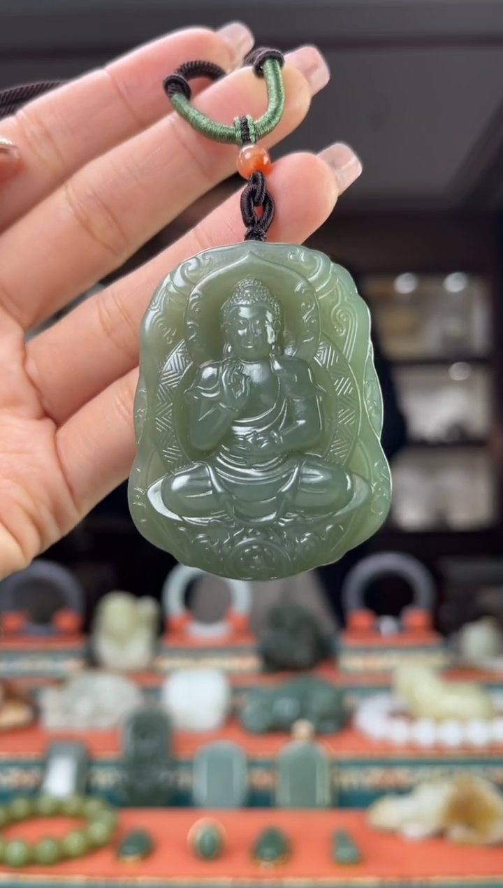 【闪购商品】和田玉颈饰未镶嵌佩佩猪 狗