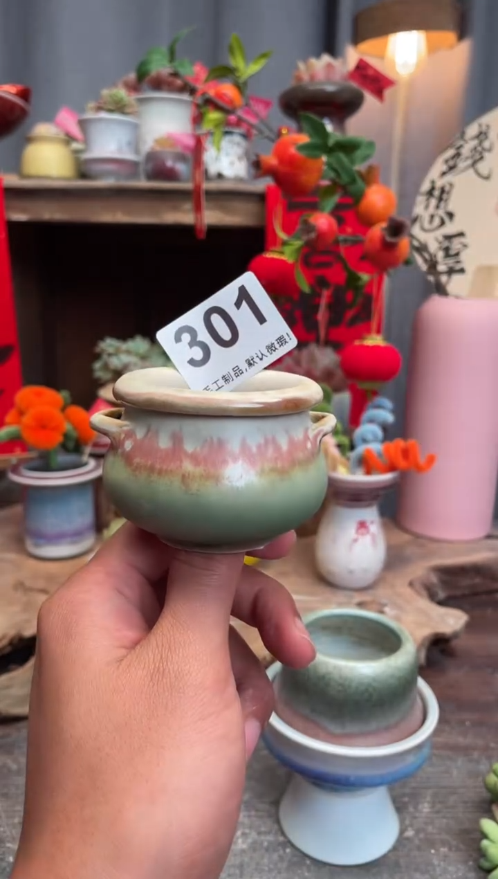 【闪购商品】摆件301小芳手工花盆