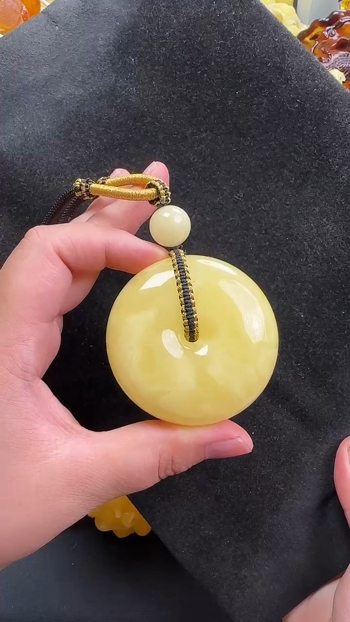 蜜蜡未镶嵌珠宝奇石天然蜜蜡吊坠