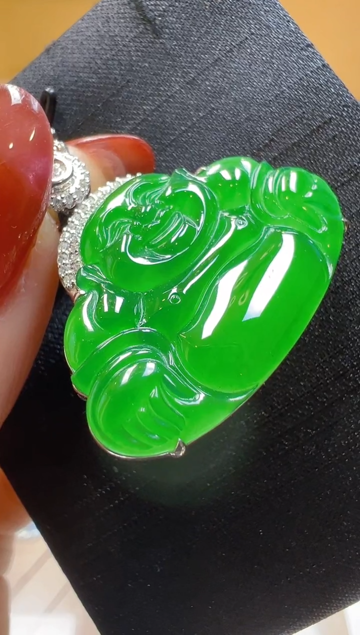 【闪购商品】翡翠吊坠(不含链)18K金镶嵌多样性团购发一件