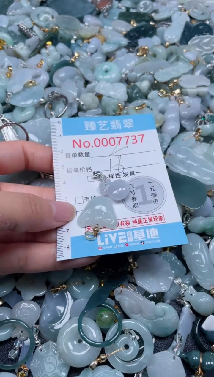 颈饰未镶嵌翡翠7737