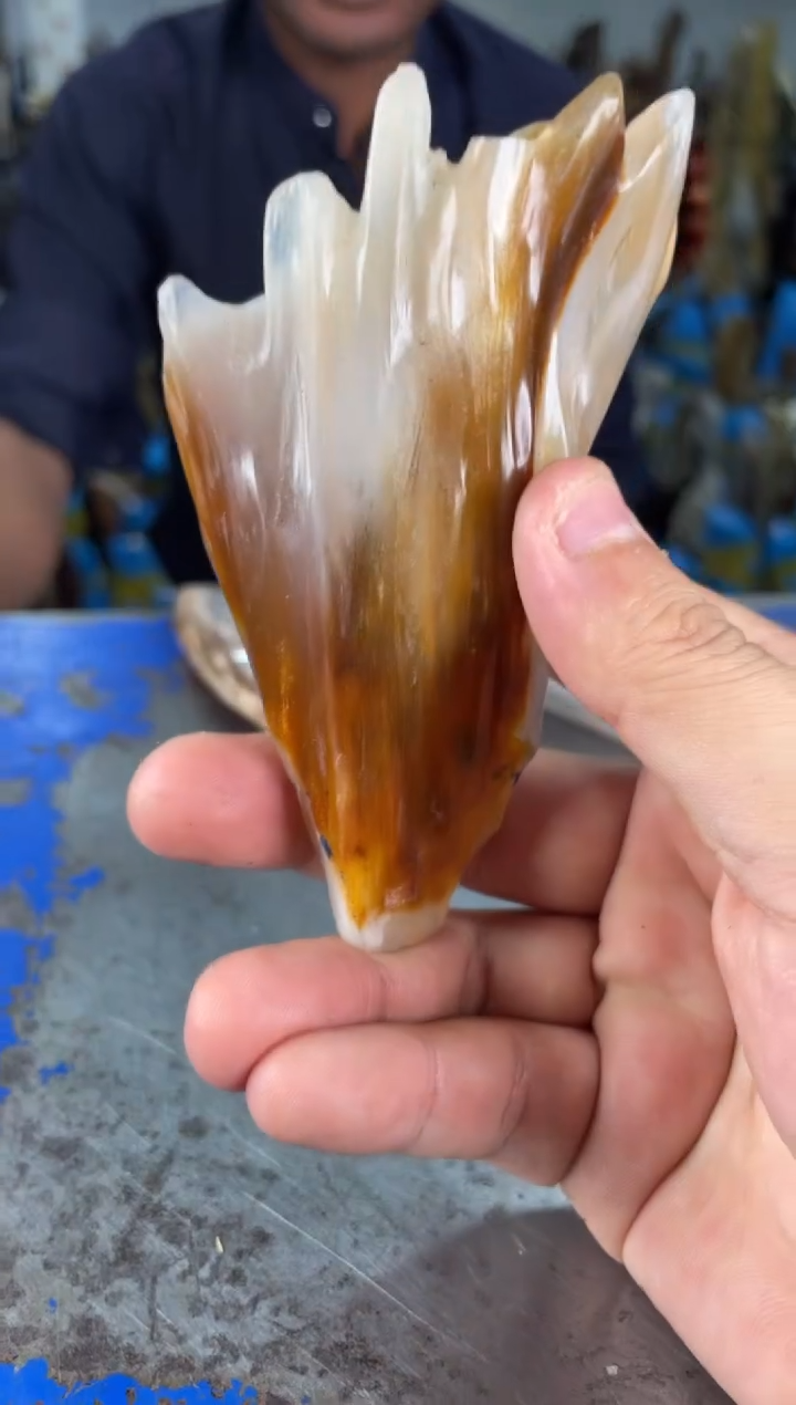 【闪购商品】硅化玉摆件未镶嵌65