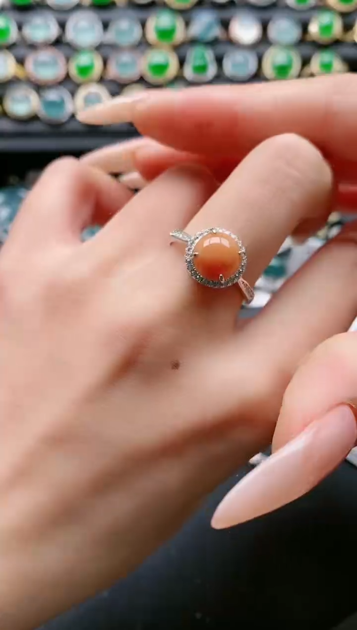 【闪购商品】翡翠戒指银S925镶嵌11111111