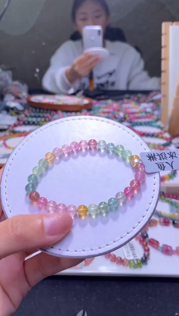 未镶嵌手串碧玺A97【天然碧玺】