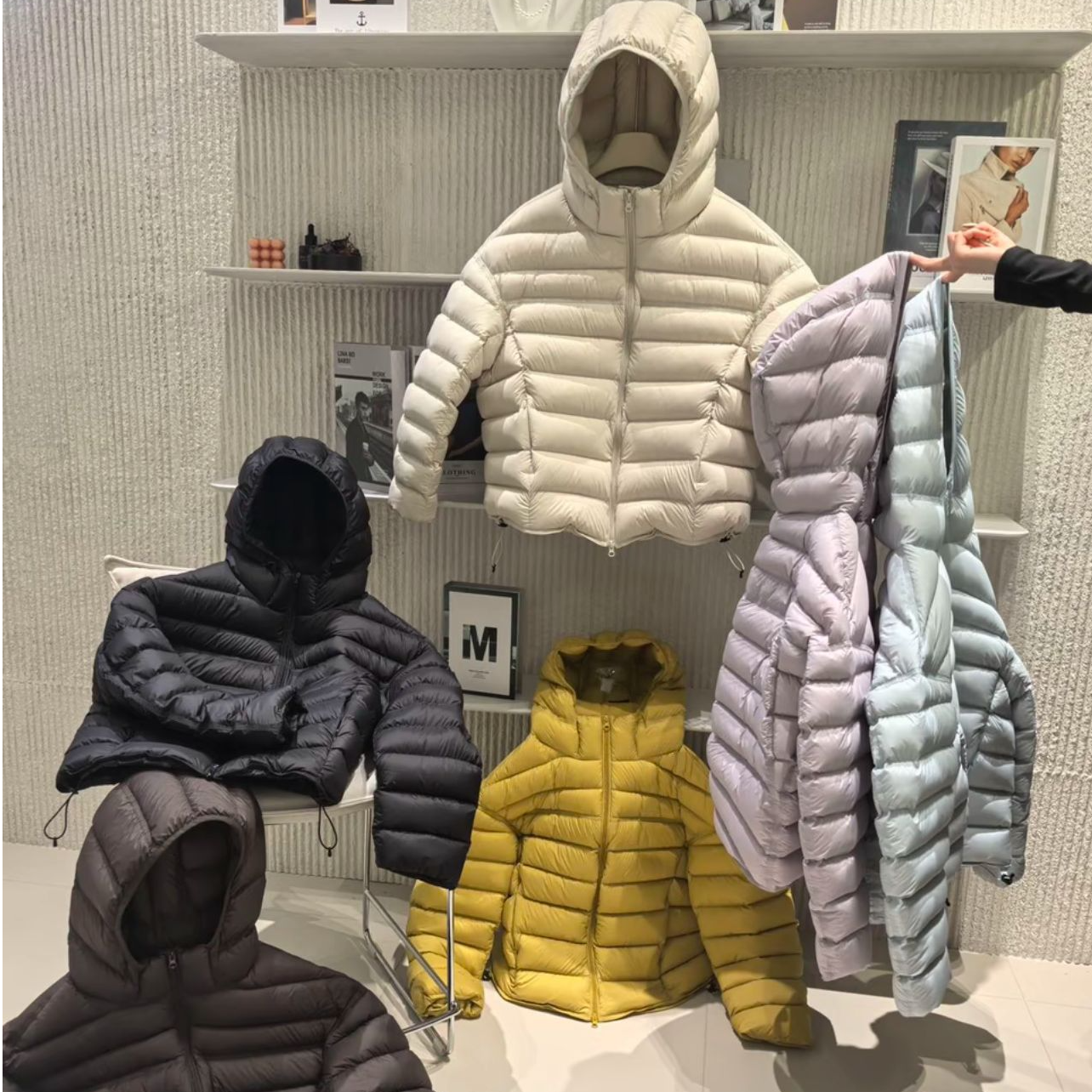 国标90白鸭绒 排骨款休闲羽绒服
