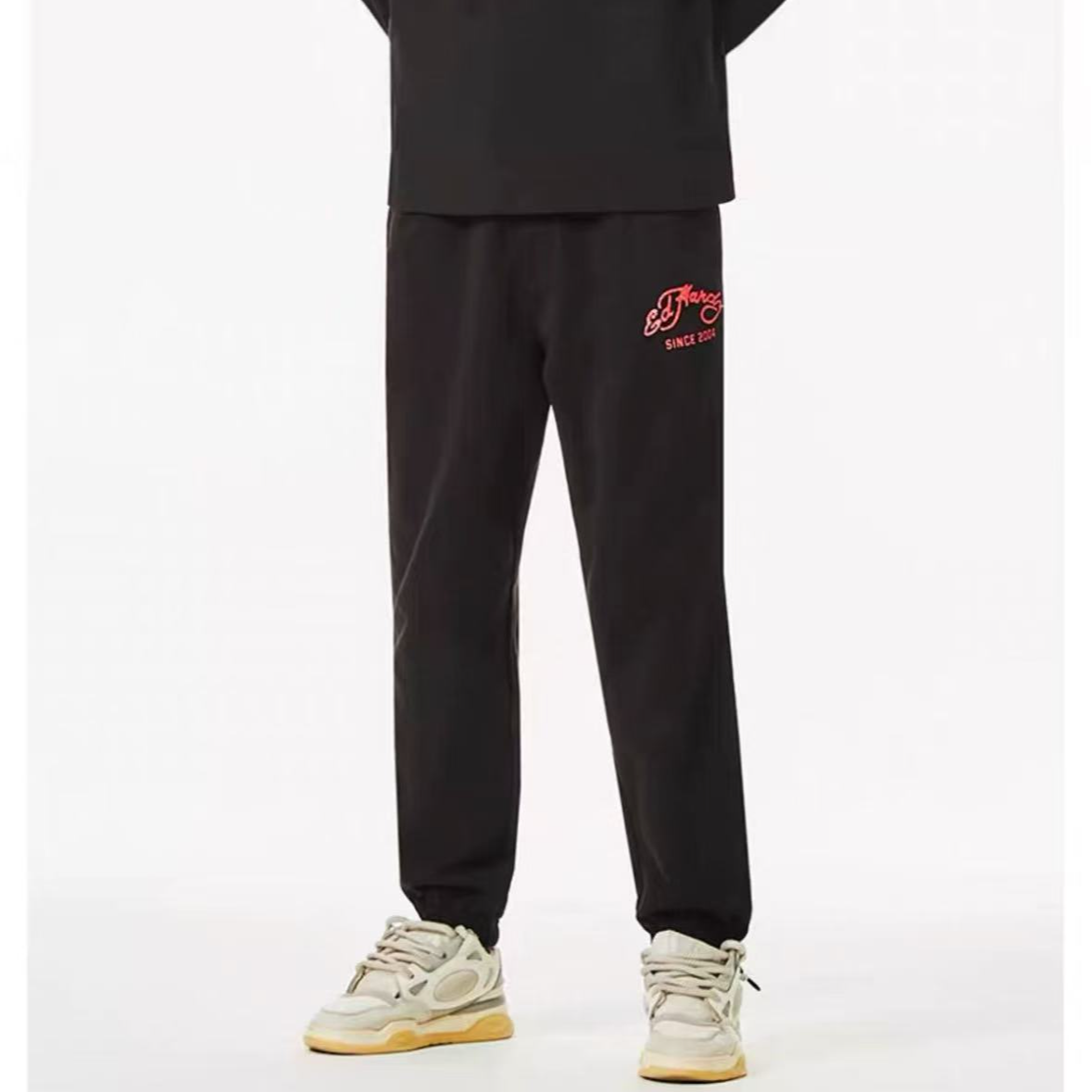 Ed Hardy/埃德哈迪秋冬新款男女同款经典烫钻休闲裤E1QAM061