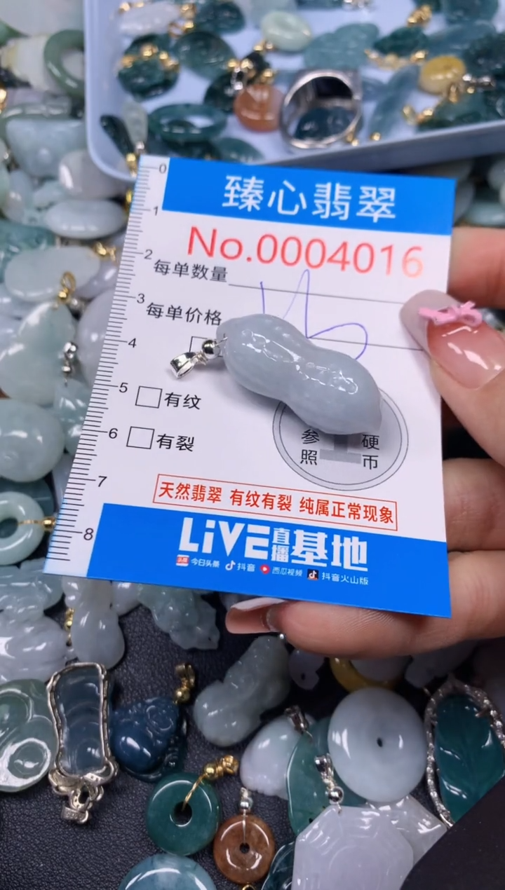 【闪购商品】翡翠颈饰未镶嵌含绳0004016