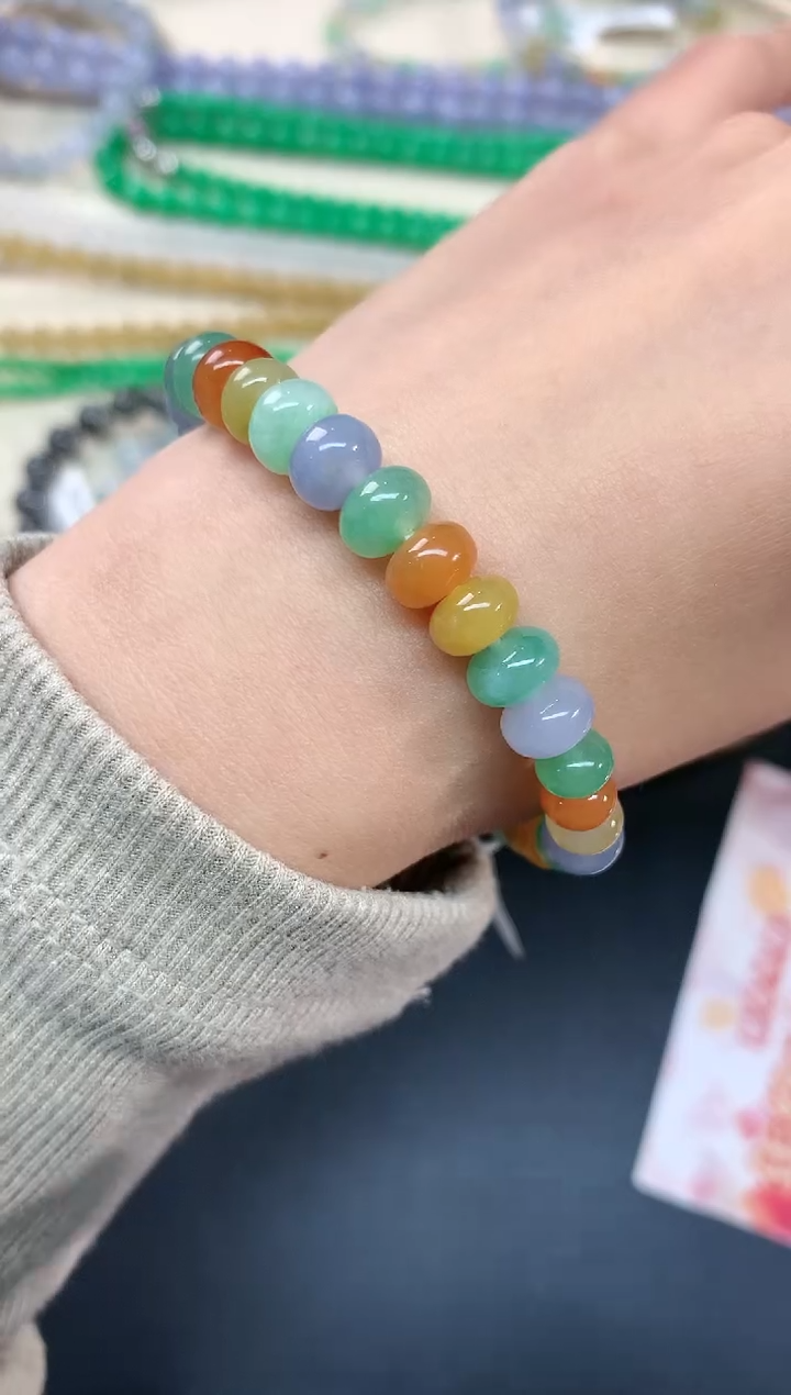 【闪购商品】翡翠手链未镶嵌手串A467|16800