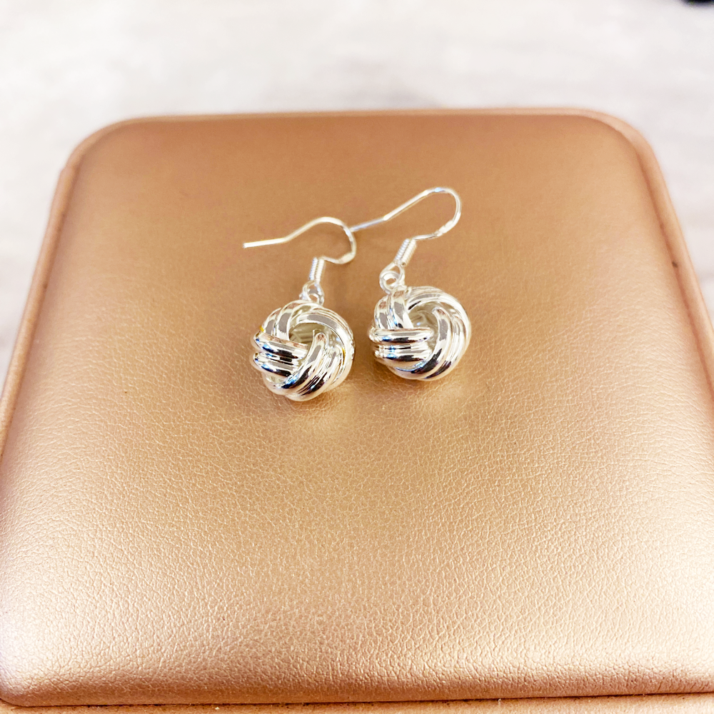   编号05  麻花耳环  （无礼盒）