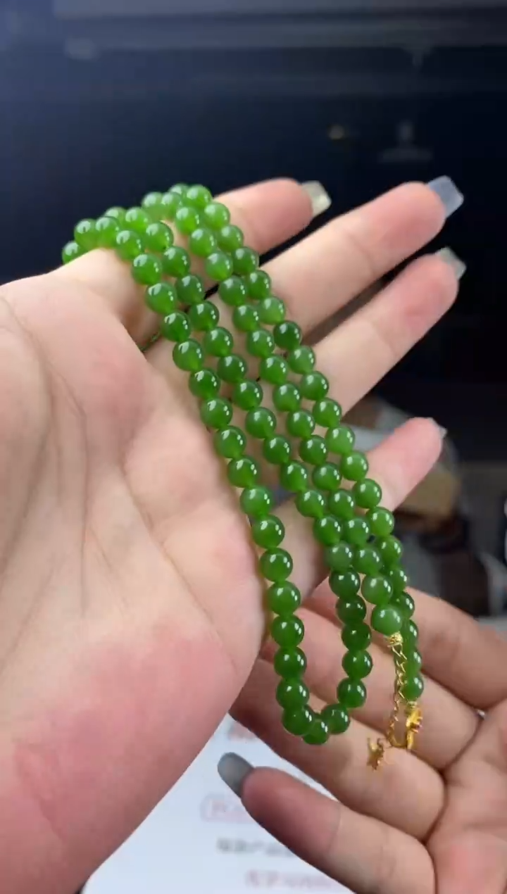 和田玉银S925镶嵌项链多样性-项链+手链套装-T122