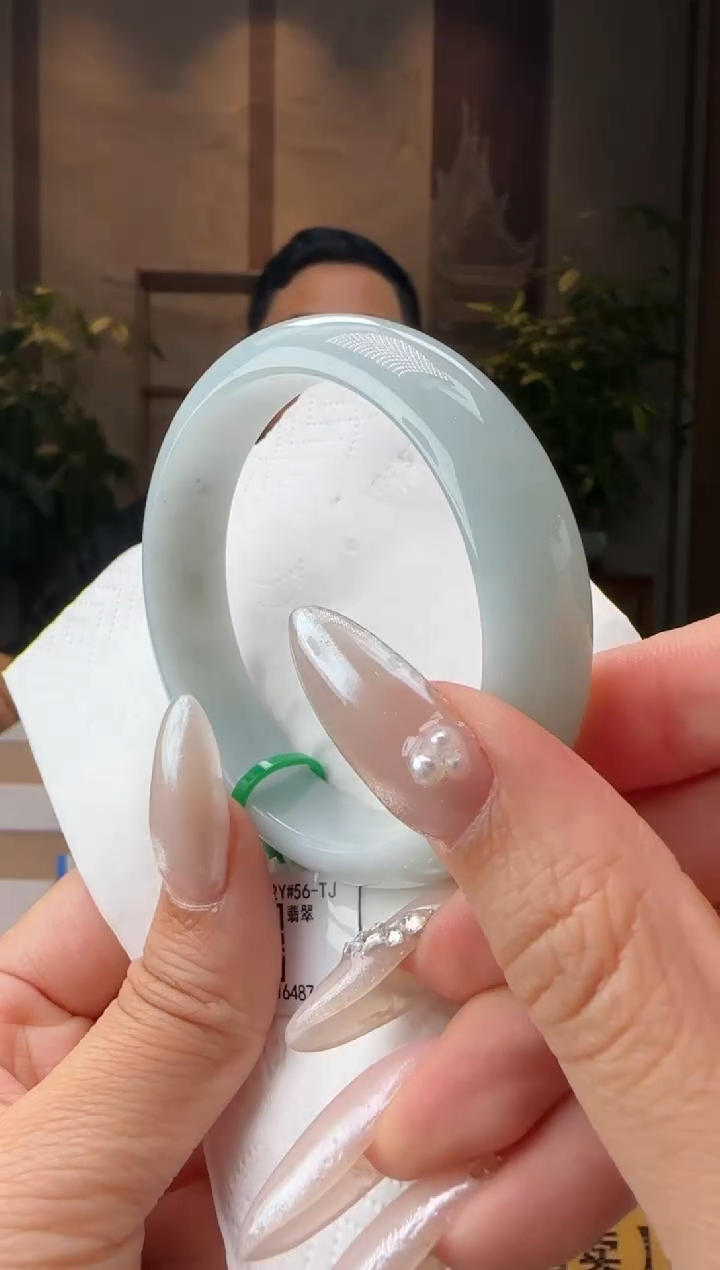 未镶嵌手镯翡翠MM@@60B7J16487