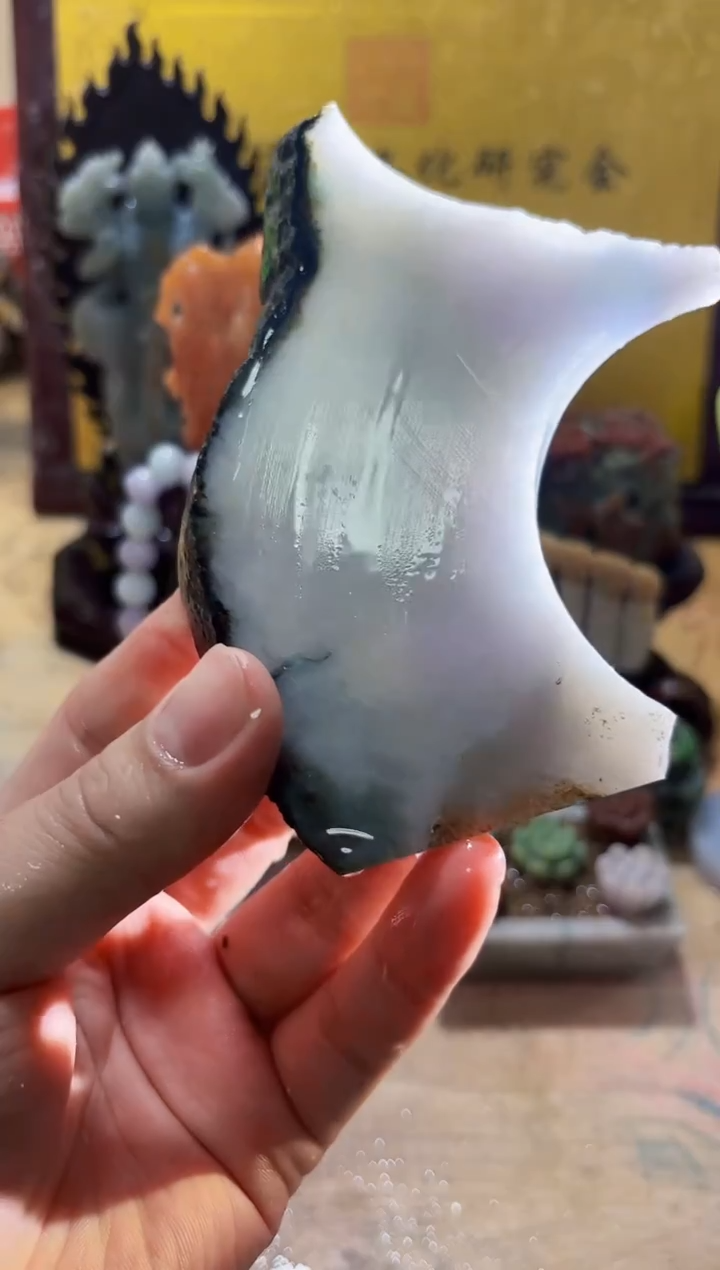 未镶嵌挂件翡翠A货常星8168