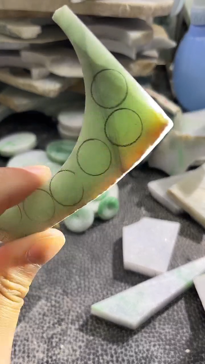 裸石翡翠天然A货翡翠板料