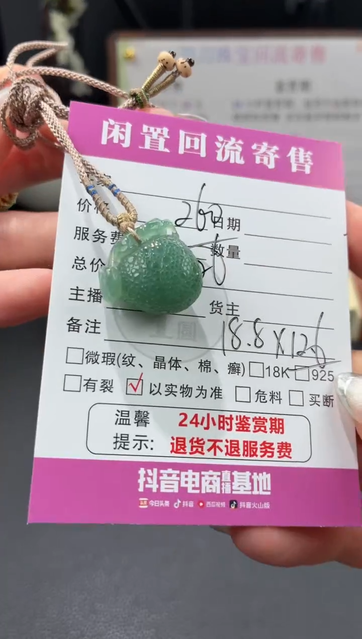 颈饰未镶嵌翡翠00001398