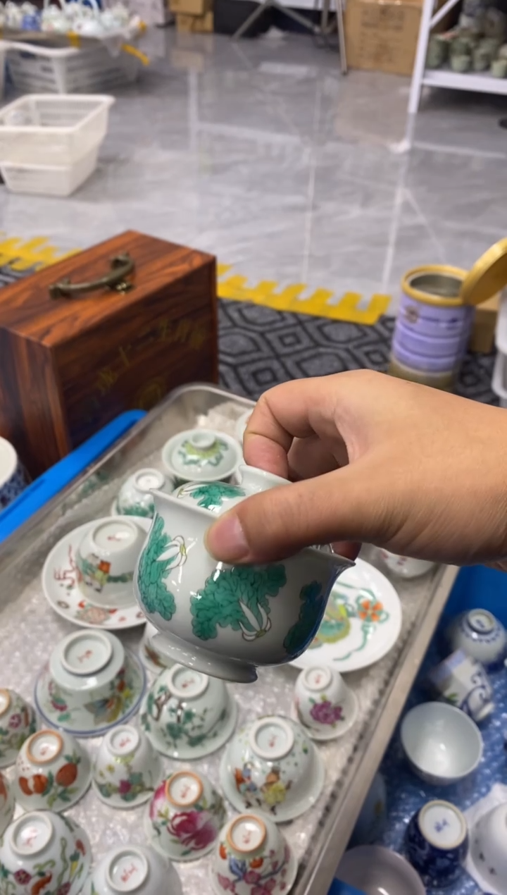 摆件陶景德陶瓷茶具容量约130