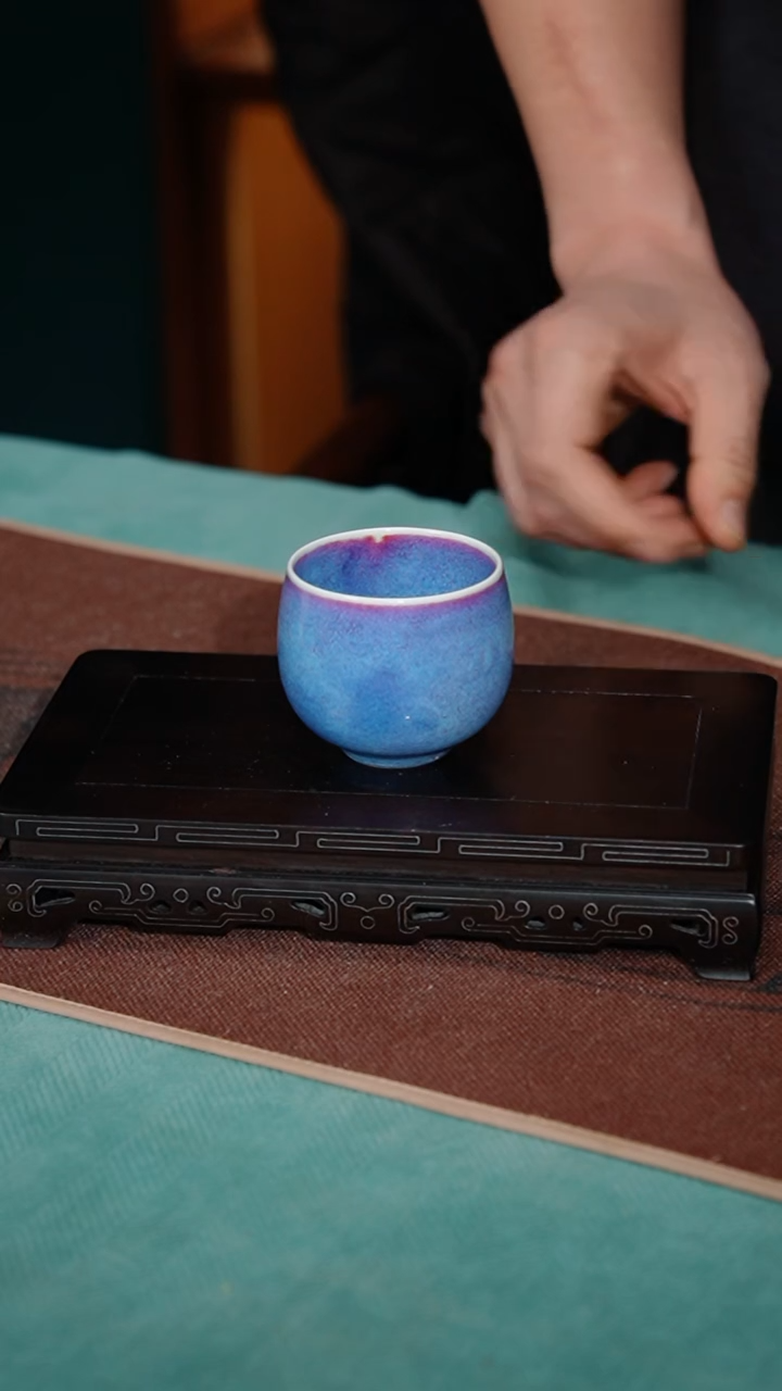 【闪购商品】81-1不倒杯（窑变釉）