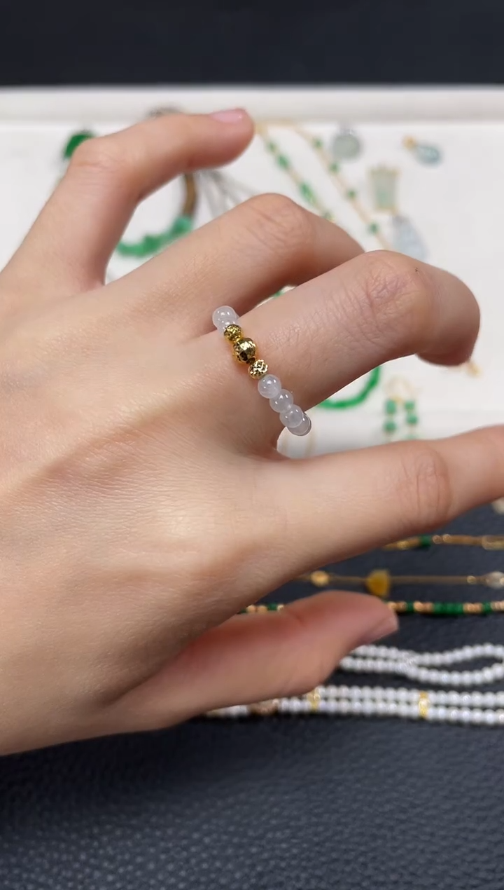 【闪购商品】翡翠戒指未镶嵌一个   JK135