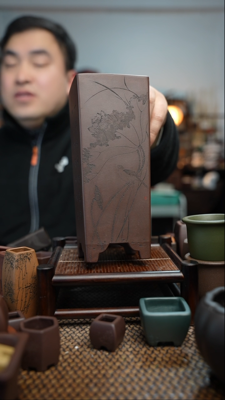 【闪购商品】紫砂花盆長木軒精品紫砂