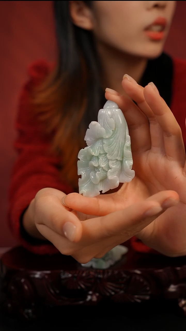 未镶嵌摆件翡翠白菜