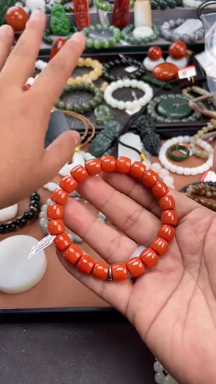 南红玛瑙手串未镶嵌多样性发一件TNH0240