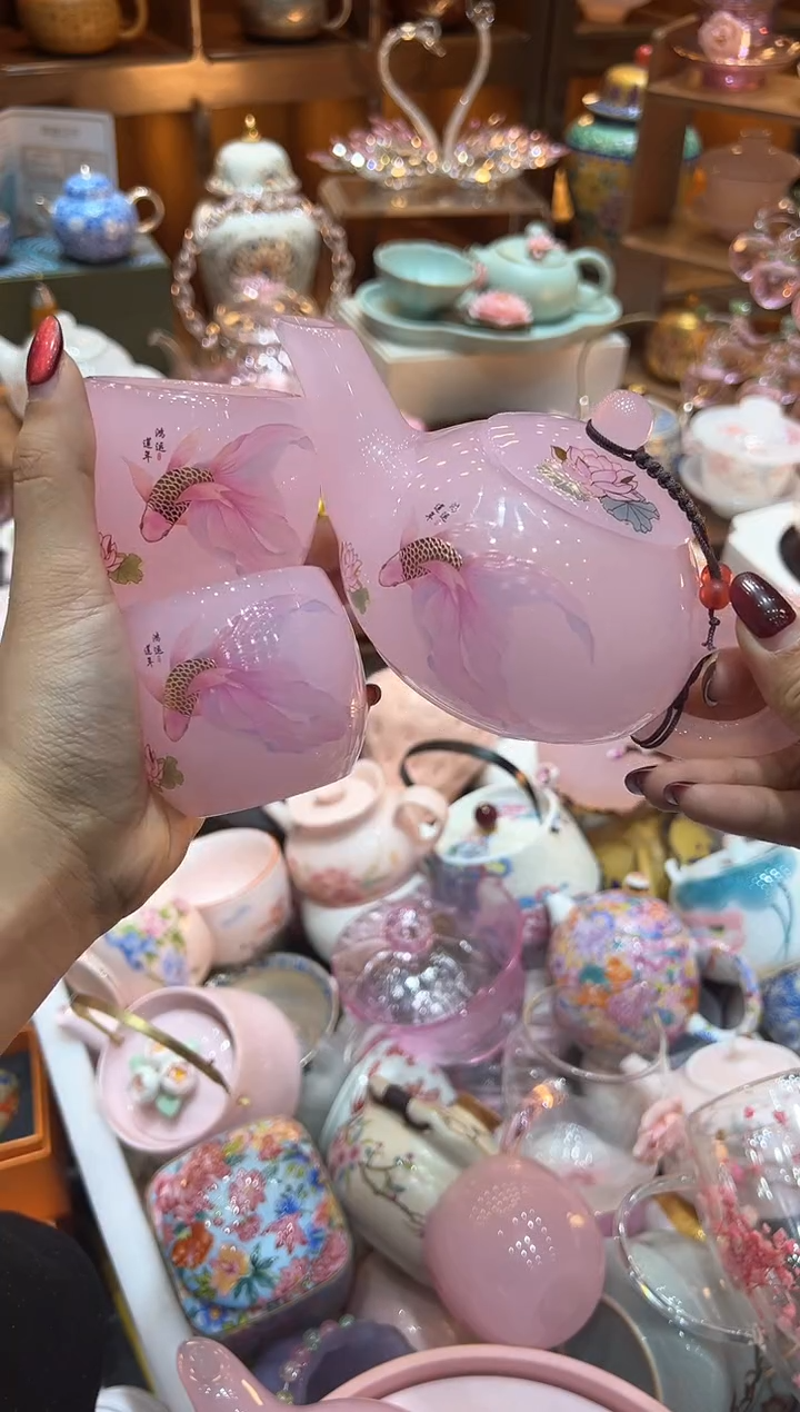 【闪购商品】金鱼壶加2杯111111111