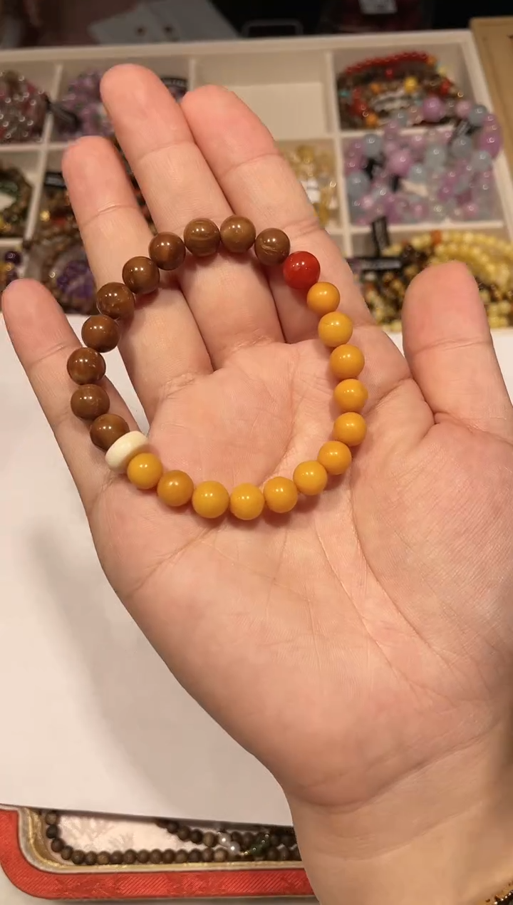 手串蜜蜡未镶嵌蜜蜡手串