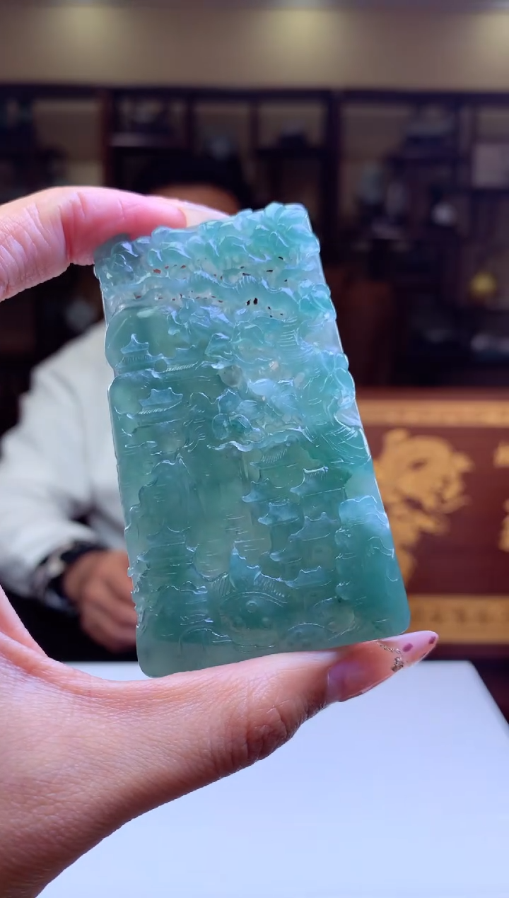 【闪购商品】定制翡翠未镶嵌挂件发货（拍一发一）