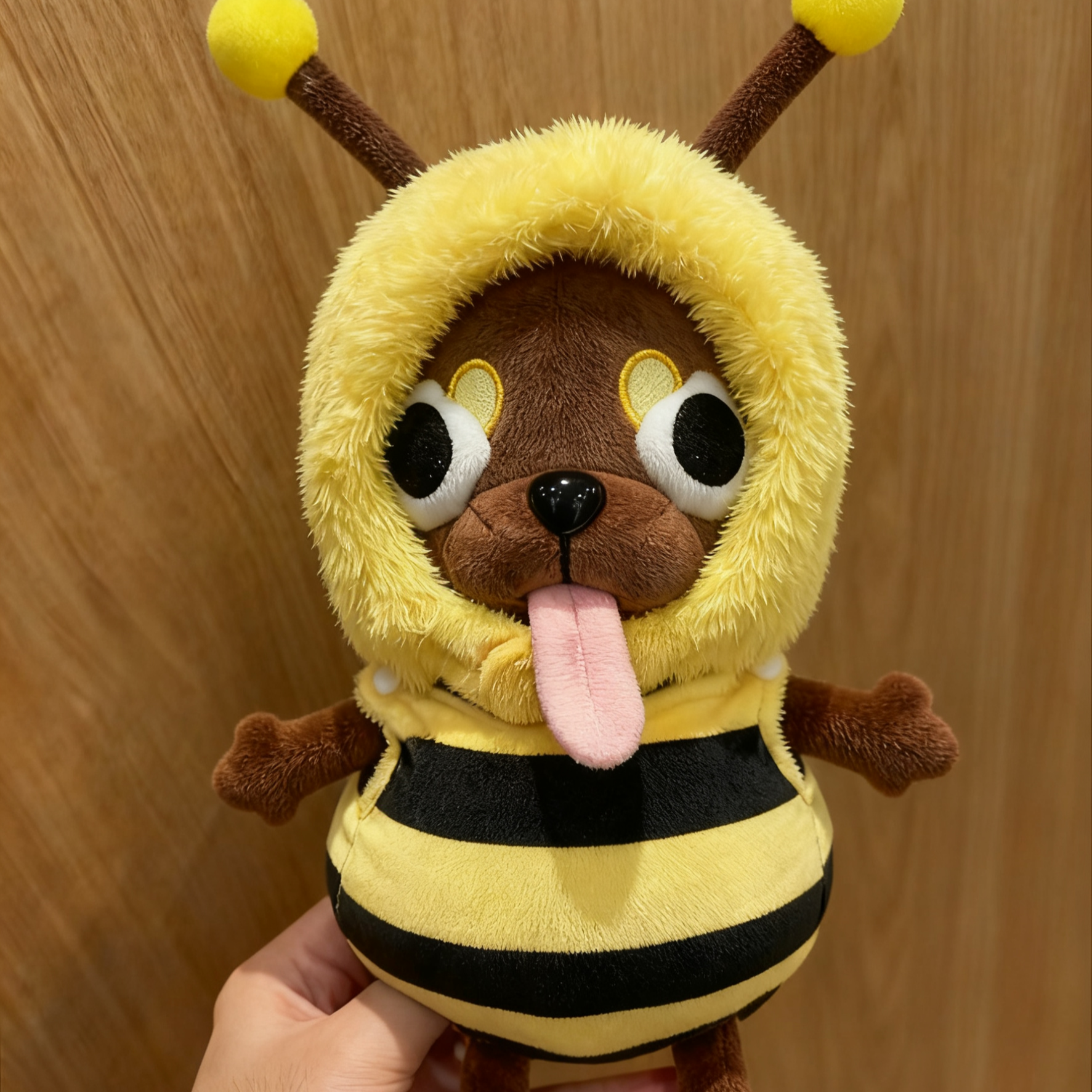 呆萌小蜜蜂吉娃娃玩偶可爱吉娃娃蜜蜂娃衣套装送闺蜜朋友礼物